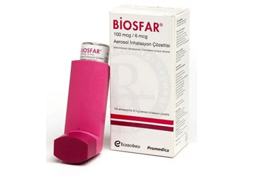 BIOSFAR 100/6 MCG AEROSOL INHALASYON COZELTISI